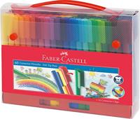 Faber Castell Viltstiften Connector koffer - Viltstiften 60 stuks - thumbnail