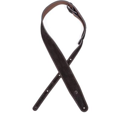 D'Addario 25REV03 leren gitaarband reversible zwart/bruin