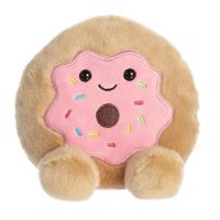 Palm Pals Donut knuffeltje - 13 cm - thumbnail