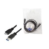 LogiLink USB-kabel USB 3.2 Gen1 (USB 3.0 / USB 3.1 Gen1) USB-A stekker, USB-micro-B 3.0 stekker 2.00 m Zwart CU0027 - thumbnail