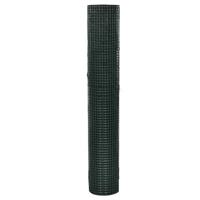Kippengaas 25x1 m gegalvaniseerd staal met PVC-coating groen - thumbnail