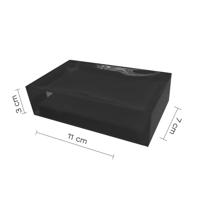 Zeephouder Sapho Rainbow Vrijstaand 11x7x3 cm Kunststof Zwart - thumbnail