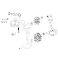 Sram Derad xx/xxsl eagle t axs cage lock m/veer - thumbnail