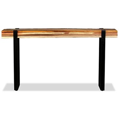 Wandtafel verstelbaar massief gerecycled hout