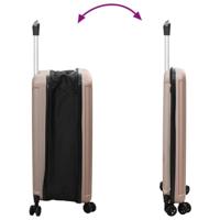 VidaXL Koffer met slot roségoud 43 x 27 x 66 cm abs kunststof - thumbnail