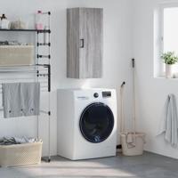 Hangkast 34,5x34x90 cm grijs sonoma eikenkleurig - thumbnail