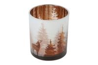 Theelichthouder rond Caja S zilver Countryfield - Countryfield - thumbnail