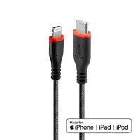 Lindy 31286 Lightning-kabel 1 m Zwart - thumbnail
