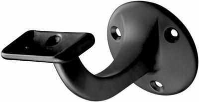 LEUNINGHOUDER 75 VLAK ZWART (3507)