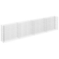 Gabion plantenbak verhoogd 360x30x90 cm gegalvaniseerd staal - thumbnail