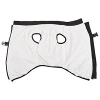 Hondenjas met harnas waterdicht reflecterend zwart 5XL - thumbnail