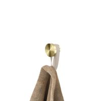 Handdoekhaak Klein Geesa Opal Goud Geborsteld Geesa - thumbnail