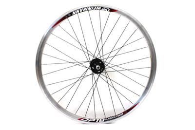 Weinmann DP18 Fixed Gear Voorwiel - Zilver Zwart
