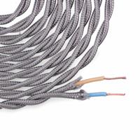 Kabel EDM 11872 C63 Donker grijs 2 x 0,75 mm 5 m - thumbnail