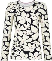 Nachtblauw pyjamashirt bloemen Ringella - thumbnail