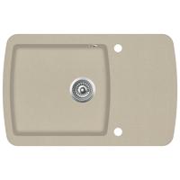 Gootsteen enkele bak graniet beige - thumbnail