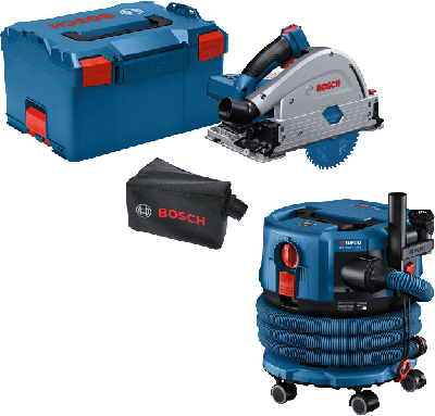 Bosch Professional Accu combiset GKT 18V-52 GC + GAS 18V-12 MC - 0615A5004N Bosch Professional Accu combiset GKT 18V-52 GC + GAS 18V-12 MC - 0615A5004N