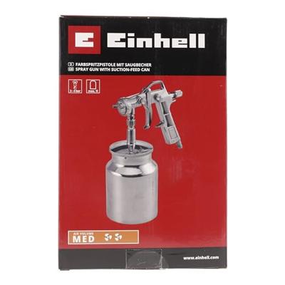 EINHELL verfspuitpistool met zuigbeker (zilver)