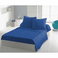 Beddengoedset HOME LINGE PASSION Flat sheet Blauw Bed van 180/200 - thumbnail