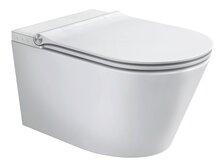 Douche-WC Schutte Cesari Elektronisch Wandmontage Zonder Spoelrand met Slim WC-Zitting Schutte