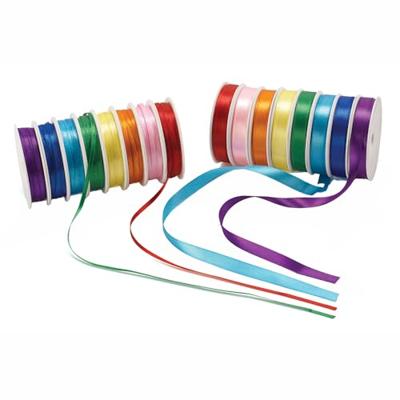 Colorations - satijnen lint 16 spoelen gekleurd, 120mtr.