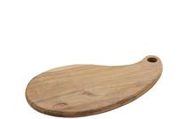 J-Line snijplank Terong Teak - hout - naturel - small - thumbnail