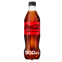 Frisdrank coca cola zero petfles 500ml - thumbnail