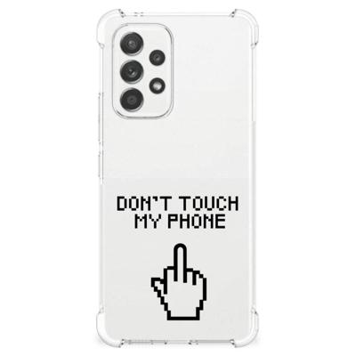 Samsung Galaxy A53 5G Anti Shock Case Finger Don't Touch My Phone Samsung Galaxy A53 5G Anti Shock Case Finger Don't Touch My Phone