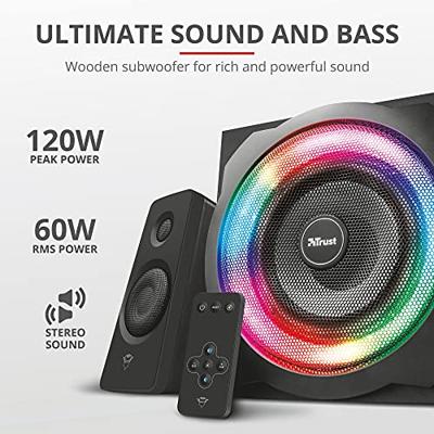 Trust GXT 629 Tytan RGB Illuminated 2.1 Speaker Set pc-luidspreker - thumbnail