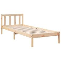 Bedframe extra lang zonder matras massief grenenhout 80x210 cm - thumbnail