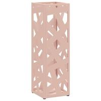 VidaXL Paraplu standaard met opslag roze 15,5 x 15,5 x 49 cm metaal - thumbnail