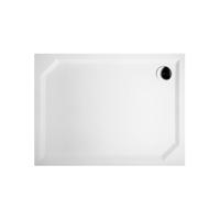 Douchebak Marmer Sapho Sara 100x75x3.5 cm Rechthoek Wit Sapho - thumbnail