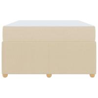 Bedframe met matras met matras Crème 120 x 200 cm Stof - thumbnail