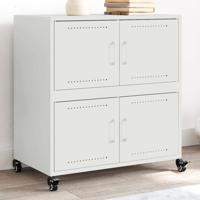 Dressoir 68,5x39x72 cm koudgewalst staal wit - thumbnail
