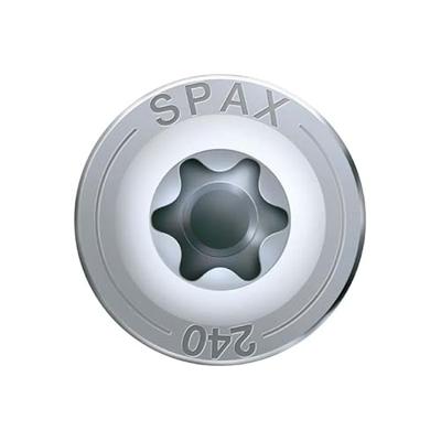 SPAX 251010800805 SPAX-T-T Houtschroef 8 mm 80 mm Torx, Binnen-T Staal Galvanisch verzinkt 50 stuk(s)