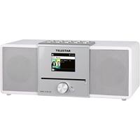 Telestar DIRA S 32i CD Radio/CD-speler DAB+, VHF (FM), Internet DLNA, WiFi, USB, CD, Bluetooth, Internetradio Incl. afstandsbediening Wit - thumbnail
