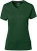 Hakro 169 COTTON TEC® Women's V-neck shirt - Fir - S - thumbnail