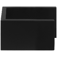 Formani | Voordeurknop BM200V Vast op Rozet | Mat zwart - thumbnail