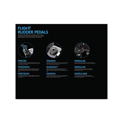 Logitech G Saitek Pro Flight pedalen USB