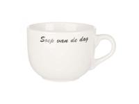 Cosy & Trendy Soepkom Soep van de Dag Wit ø 11 cm / 500 ml - thumbnail