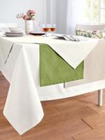 Sander Sander tafelkleed Loft 170 rond 29 - Ecru 170 - thumbnail