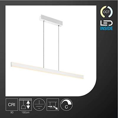 SLV Kantoor hanglampOne Linear 2x10w Led 104cm wit - 1006186