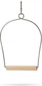 Chromen schommel voor kanaries en parkieten