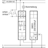 Eltako SBR12-230V/240µF 22100430 Stroombegrenzingsrelais Aantal relaisuitgangen: 1 - thumbnail