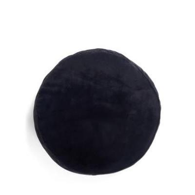 Essenza Essenza Mads Furry cushion Nightblue 45 cm round
