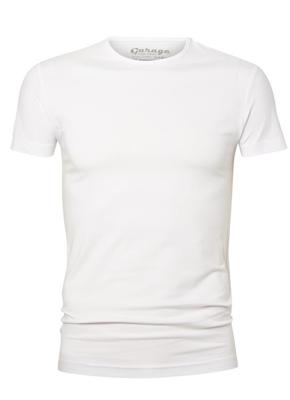 Garage Bodyfit T-shirt R-neck Basic T-shirts White