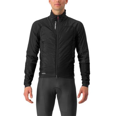 Castelli Fly Thermal lange mouw fietsjack zwart heren XL Castelli Fly Thermal lange mouw fietsjack zwart heren XL