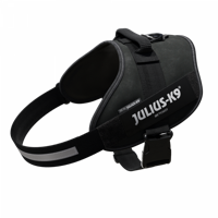 Julius K9 idc power-harnas / tuig voor labels zwart - thumbnail