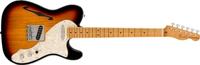 Fender Vintera II 60s Telecaster Thinline MN 3-Color Sunburst elektrische gitaar met gigbag - thumbnail