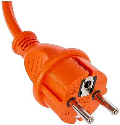 AS Schwabe 70919 Aansluitkabel Stroom Oranje 5.00 m